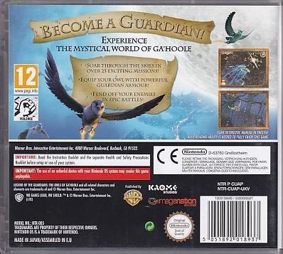 Legend of the Guardians The Owls of GaHoole - Nintendo DS (A Grade) (Genbrug)